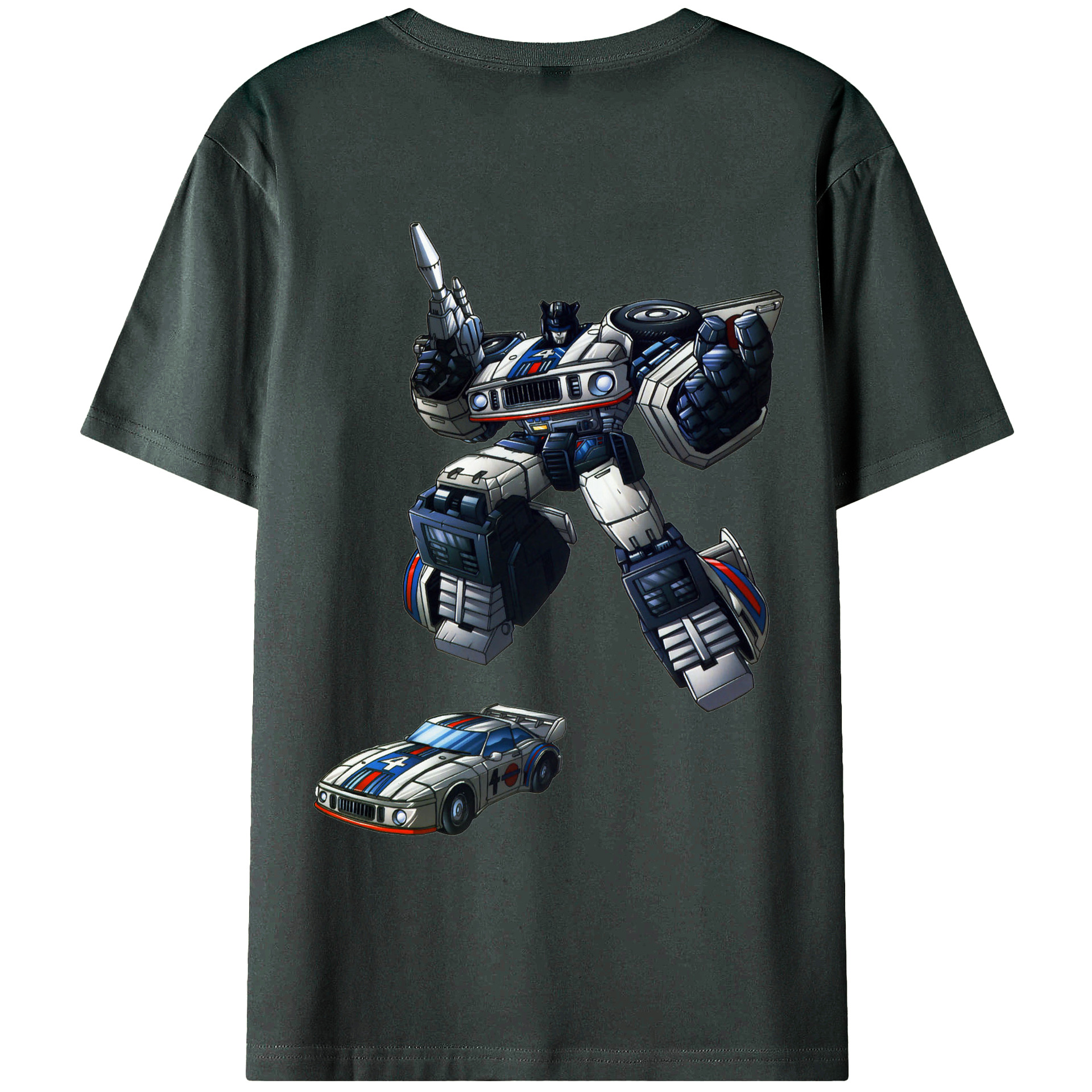 （画像用）  綿100％ メンズ半袖Tシャツ（バックプリント） 通気性